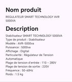 Régulateur smart technology AVR 5000VA