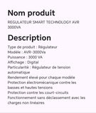 Régulateur smart technology AVR 3000VA
