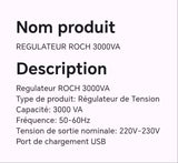 Régulateur ROCH 3000VA