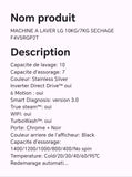 MACHINE A LAVER LG 10KG/7KG SECHAGE F4V5RGP2T