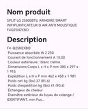 SPLIT LG 25000BTU ARMOIRE SMART WIFIPURIFICATEUR D AIR ANTI MOUSTIQUE F4Q25N2XBO