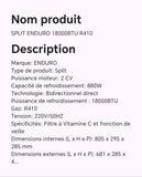 SPLIT ENDURO 18000BTU R410