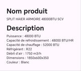 SPLIT HAIER AMOIRE 48000BTU 5CV
