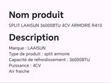 SPLIT LAAISUN 36000BTU 4CV ARMOIRE R410