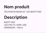 TELEVISEUR IBSON 42" LED IB42FT1002