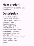 Réfrigérateur LG 2portes gris GRF882HLHM
