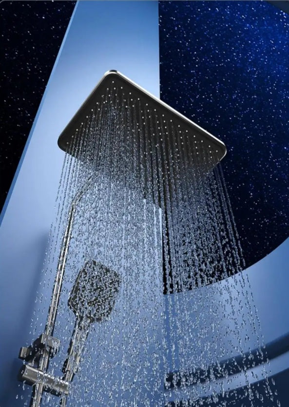Colonne de douche avec Pommeau numérique à affichage LED Ensemble de douche 4 jets