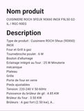 Cuisinière Roch 5 Feux 90 x 60 Inox