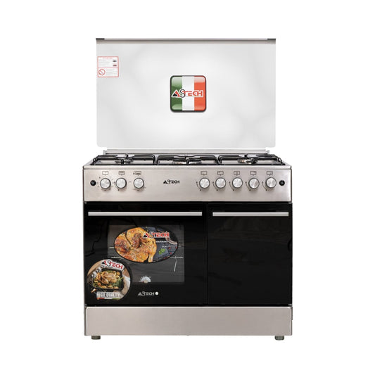 Cuisinière Astech 5 Feux 90 x 60 Inox