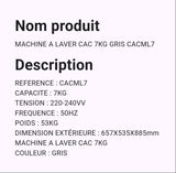 Machine A Laver Cac 7 Kg
