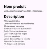 Micro-ondes Hisense 30 Litres