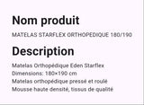 Matelas Starflex orthopédique 180/190