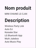 Mini Chaine LG CJ44