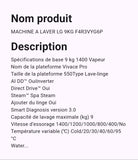 Machine A Laver LG 9 Kg Gris