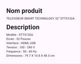 Téléviseur Smart Technology 32" Smart Android
