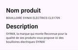 Bouilloire Syinix Electrique