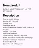 Mixeur Smart Technology 1.5 Litre STPE 1020