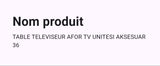 Meuble TV Avec Table Basse
