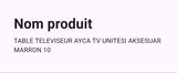Meuble TV  MArron