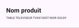 Meuble TV Noir