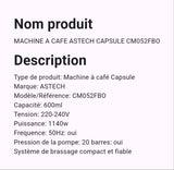 Machine à café Astech Capsule