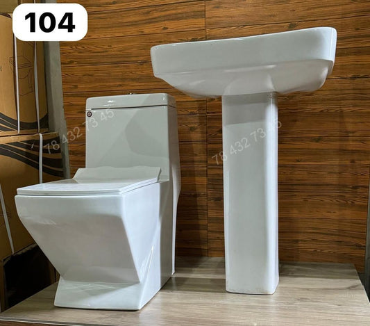 Chaise anglaise + Lavabo