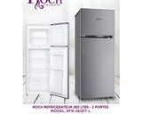 REFRIGERATEUR ROCH 2PORTES 260LITRES GRIS RFR260DTL