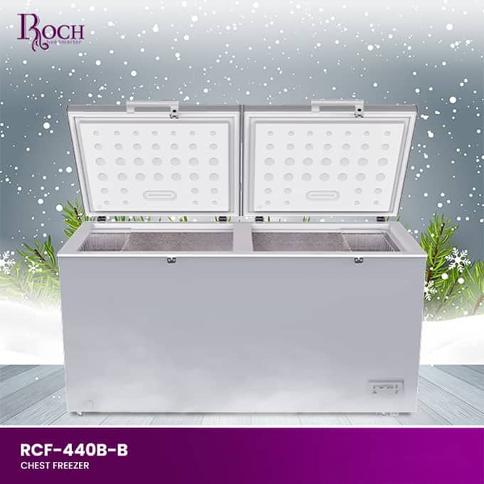 CONGELATEUR ROCH HORIZONTAL 2PORTES 440LITRES GRIS RCF440B