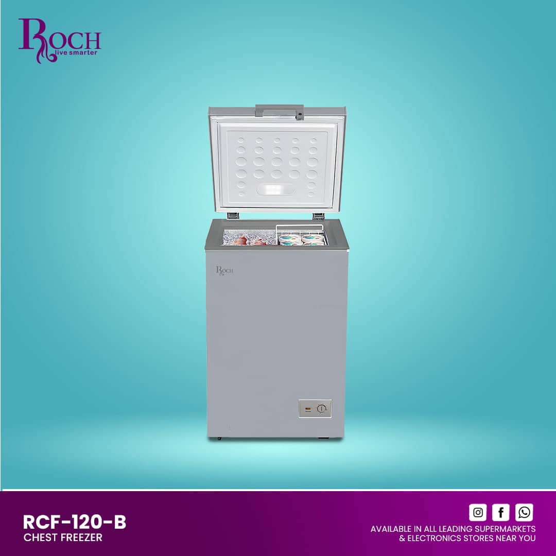 CONGELATEUR ROCH HORIZONTAL 120LITRES GRIS RCF120B