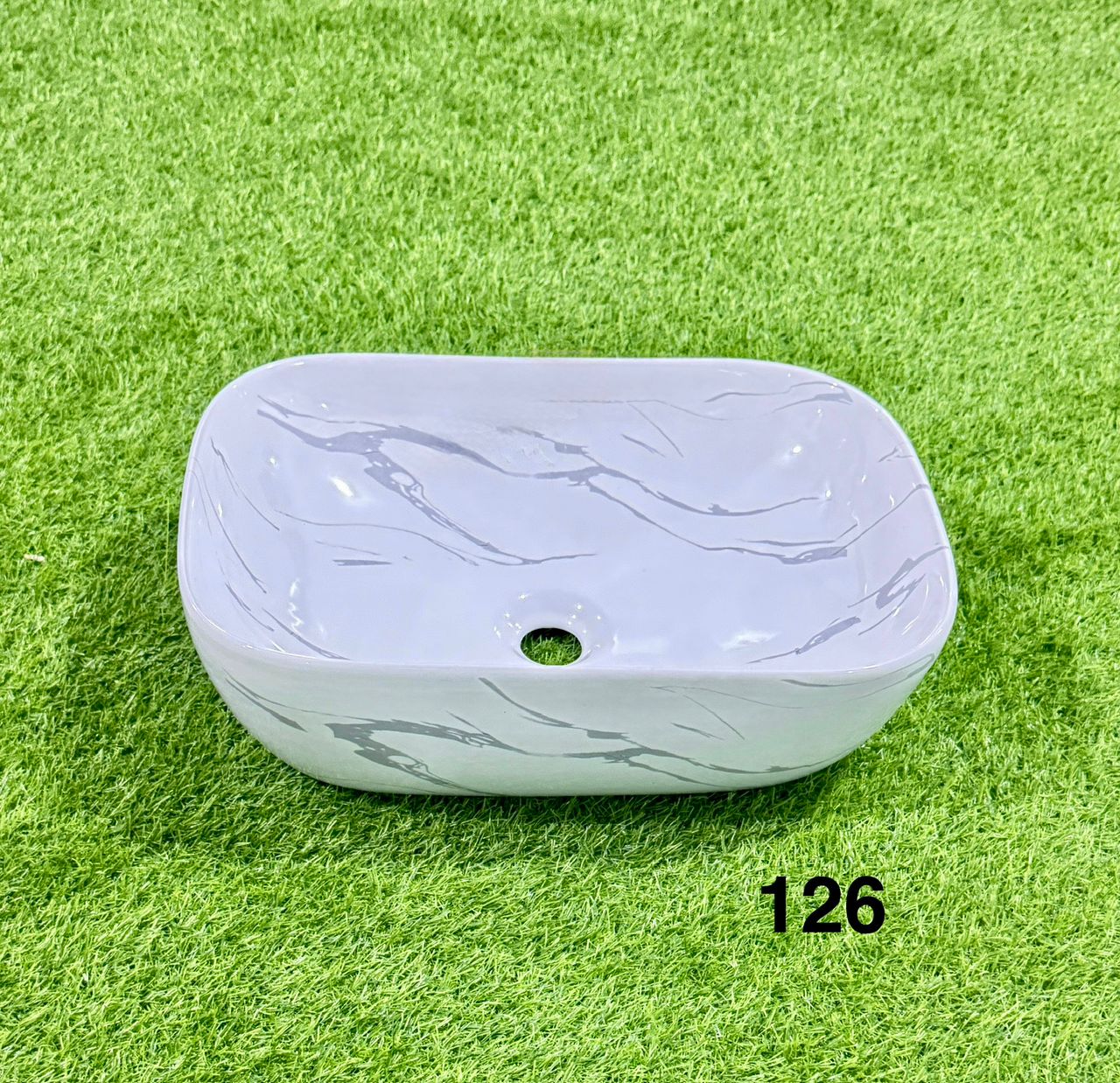 Lavabo en céramique type rond ou carré: Pour Salles de bain compactes ou spacieuses