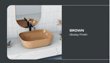 Lavabo en céramique type rond ou carré: Pour Salles de bain compactes ou spacieuses