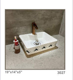 Lavabo en céramique type rond ou carré: Pour Salles de bain compactes ou spacieuses