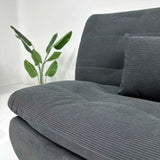 Canapé-lit avec coussins moelleux et ultra confortables - Canapé transformable en Lit Noir