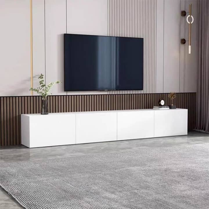 Meuble TV Blanc - 3 Mètres