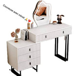 Coiffeuse avec miroir 5 tiroirs