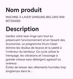 Machine A Laver Samsung 8 Kg Gris