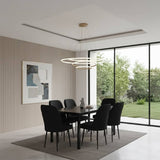 TABLE A MANGER 6PLACES 80X140 METAL NOIR T10