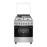 CUISINIERE ASTECH 4FEUX 60X60 3FEUX GAZ 1FEUX ELECTRIQUE + FOUR A GAZ EL31GEL
