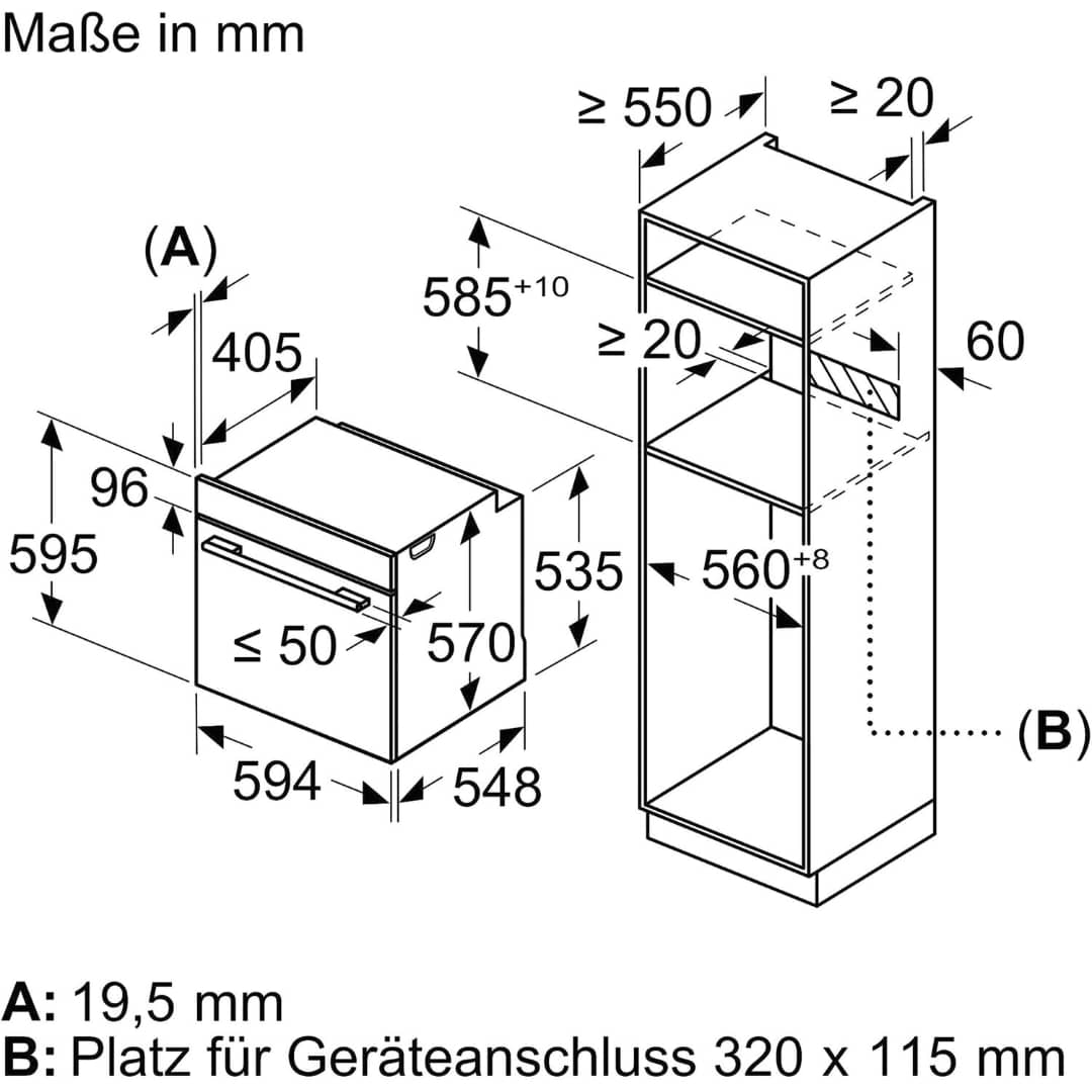 Four constructa encastrable 60X60 électrique noir CH8M61762