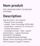 FER A REPASSER SMART TECHNOLOGY STPFR3000