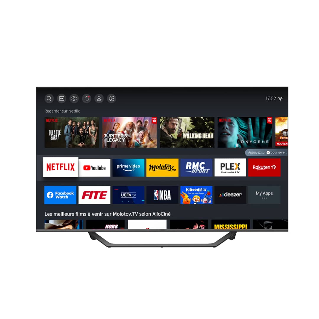 Téléviseur HAIER 65" QLED GOOGLE TV H65K85FUX