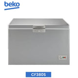 CONGELATEUR BEKO HORIZONTAL 550LITRES AVEC VITRE GRIS CF380S
