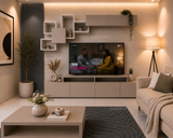 Table TV Moderne 2m40 + Table Basse