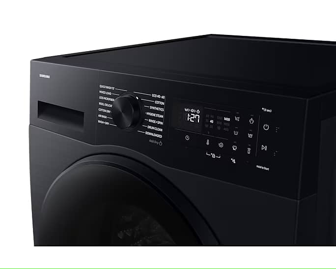 Machine à laver SAMSUNG 11KG/6KG séchage noir WD11DG5B15BBEU