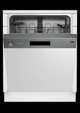 Lave vaisselle BEKO semi encastrable 13 couverts+ bandeau AP DSN05311X