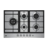 Plaque de cuisson BEKO encastrable 5feux 90X60 à gaz inox HIAL75235SX