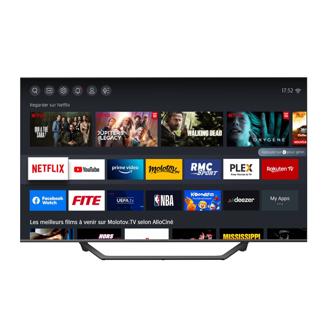 Téléviseur HAIER 75" QLED GOOGLE TV H75K85FUX