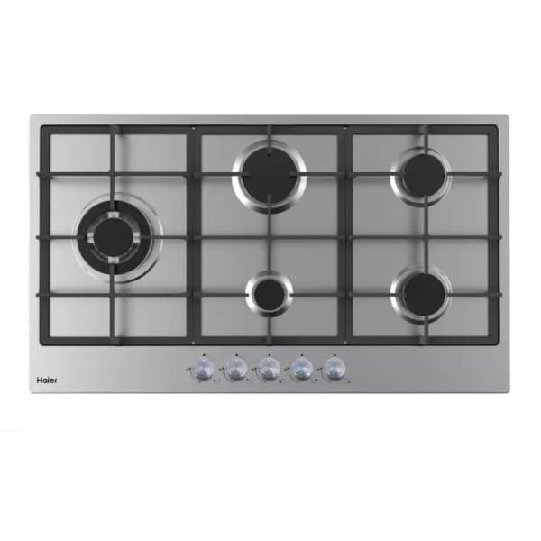 PLAQUE HAIER ENCASTRABLE 5FEUX 90X60 A GAZ INOX HOB790SS