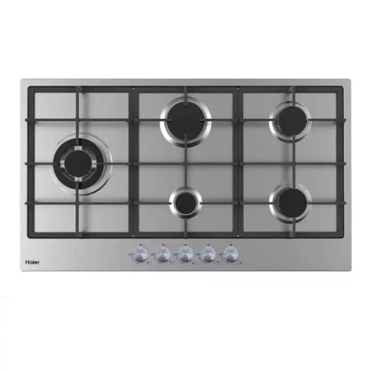 PLAQUE HAIER ENCASTRABLE 5FEUX 90X60 A GAZ INOX HOB790SS