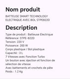 BATTEUSE SMART TECHNOLOGY ELECTRIQUE AVEC BOL STPE822D
